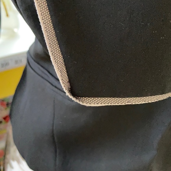 BCBG Maxazria black one button suit blazer jacket - Picture 4 of 6